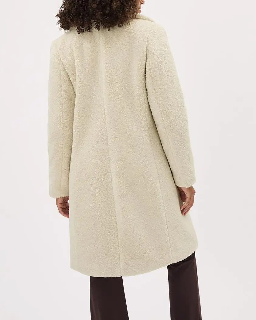 Sherpa Coat With Toggle Closure