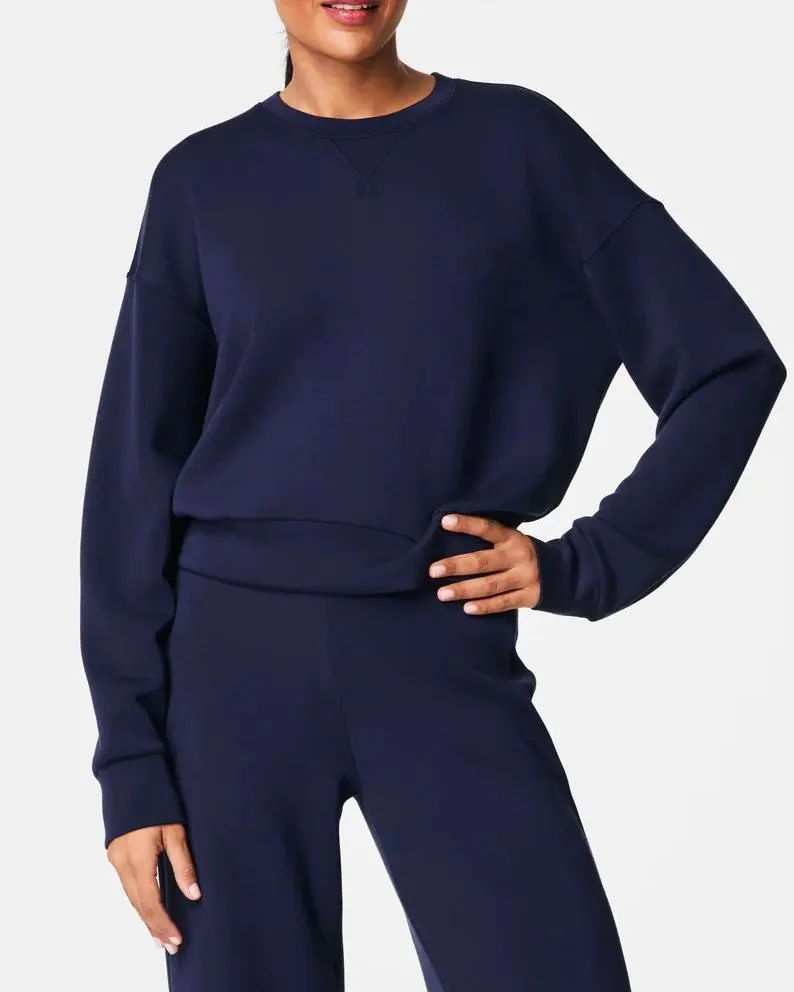 Long-Sleeved Crewneck Sweatshirt