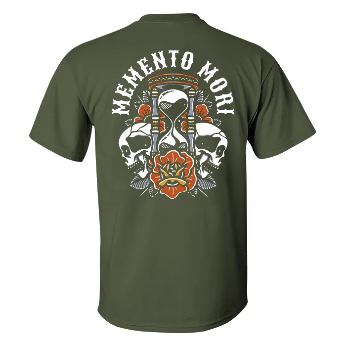 Memento Mori Print Men's T-Shirt