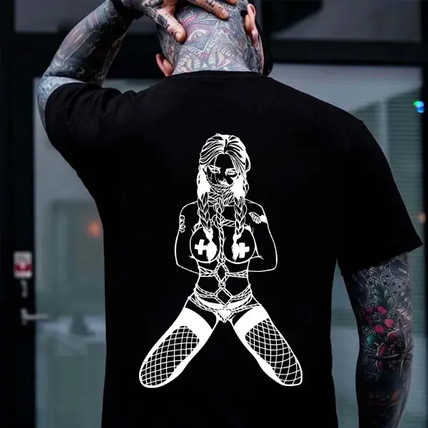 Bondage Game Printed Men's T-shirt