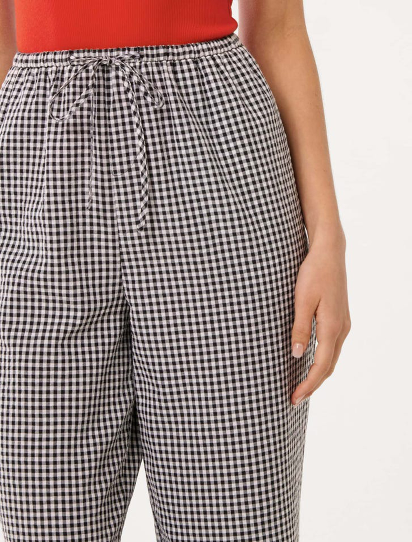 Minnie Gingham Wide Leg Pant