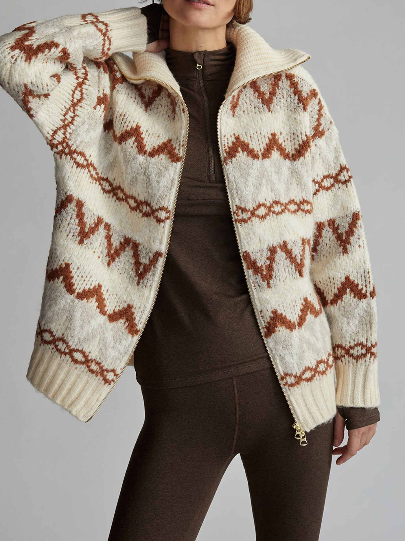 Brooke Fairisle Knit Jacket