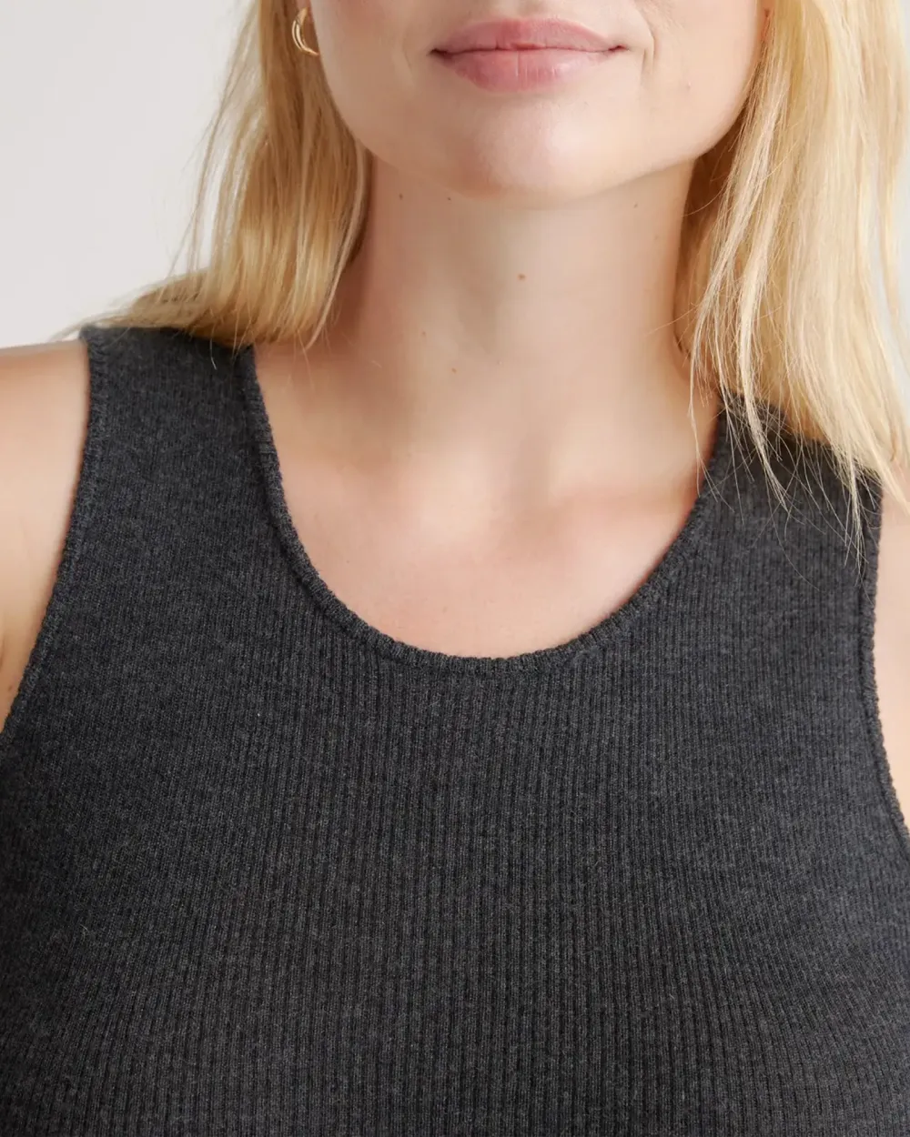 Featherweight Cashmere Ribbed Tank