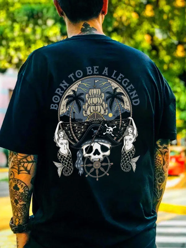 Born To Be A Legend Printed Men's T-shirt