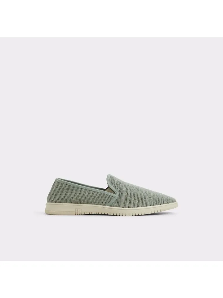 Light Green Retro Soft Textile Shoes