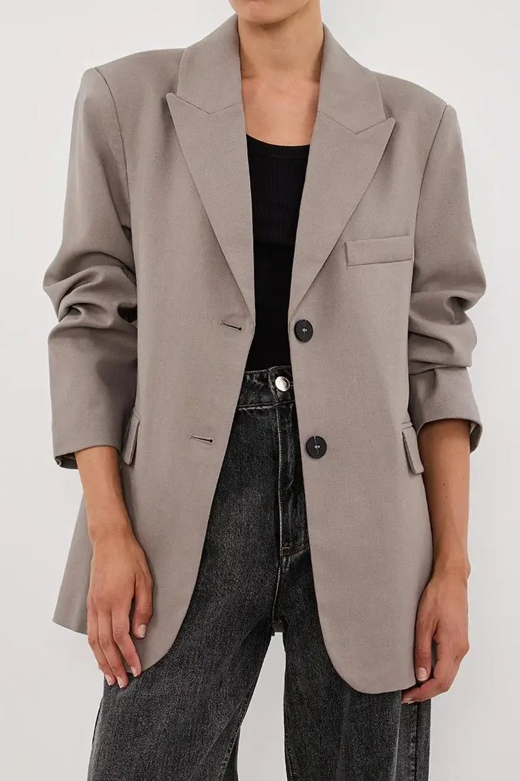 HARLEY SMOKE OVERSIZED BOYFRIEND BLAZER