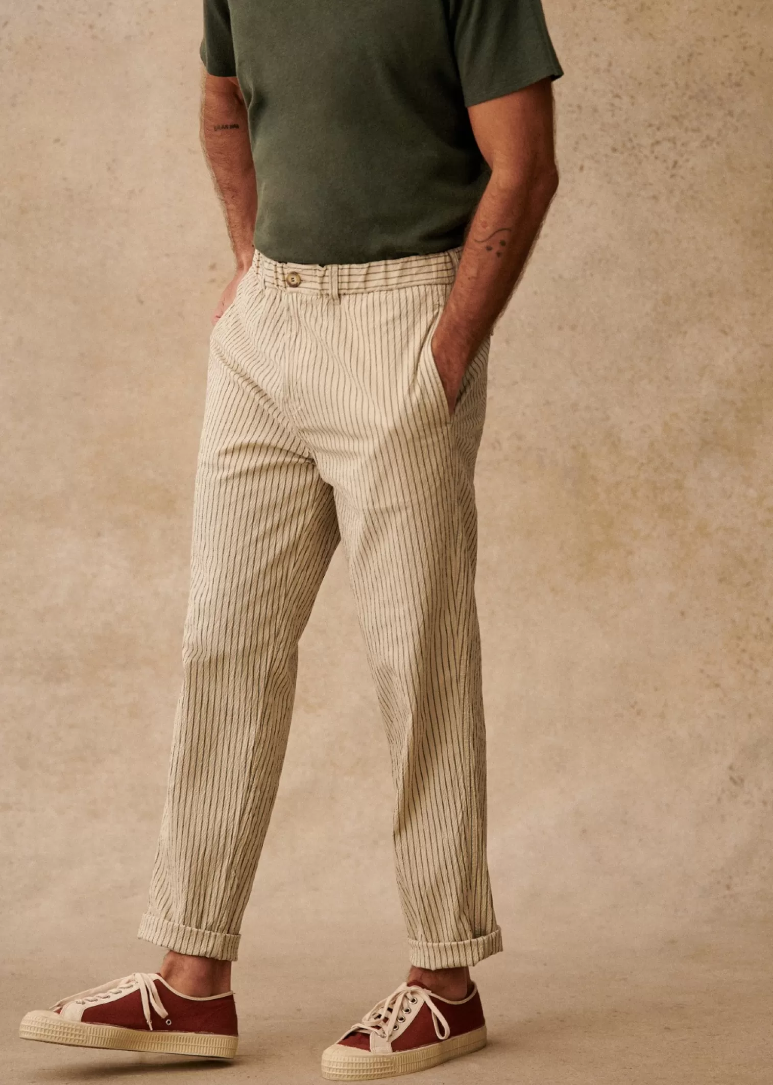 Shane Elasticated Waistband Trousers