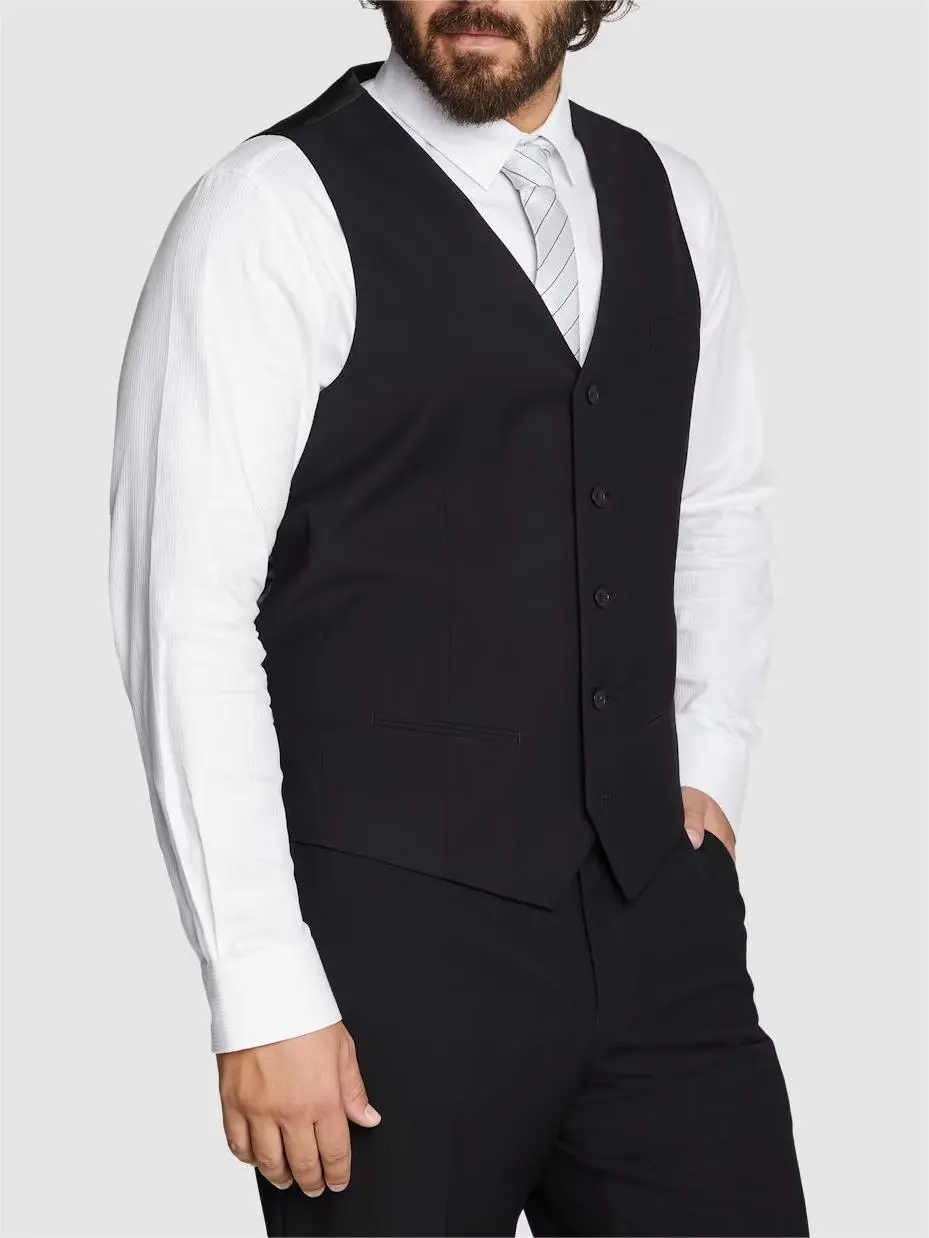 BLACK RAYMOND WAISTCOAT