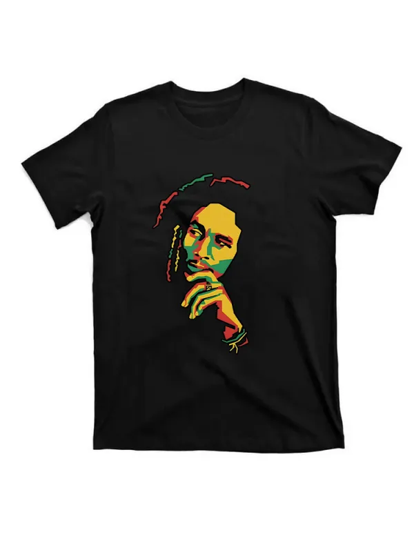 Men'S Bob Marley Rastafari T-Shirt