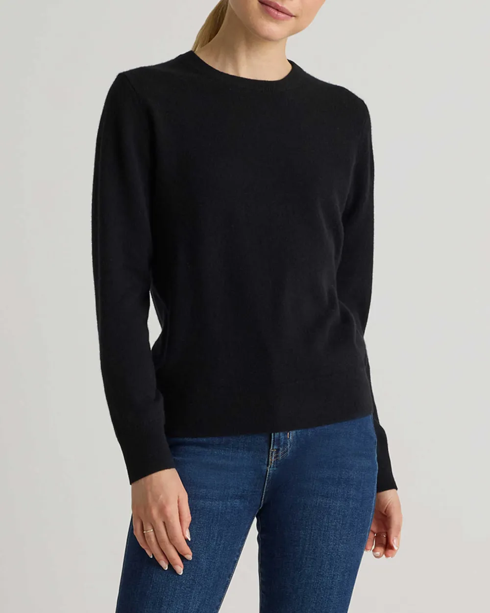 Regular Mongolian Cashmere Crewneck Sweater