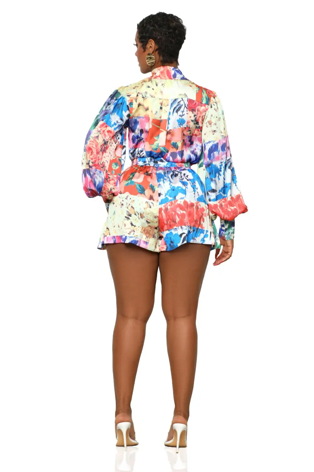 Havana Multi Floral Short Set-FINAL SALE