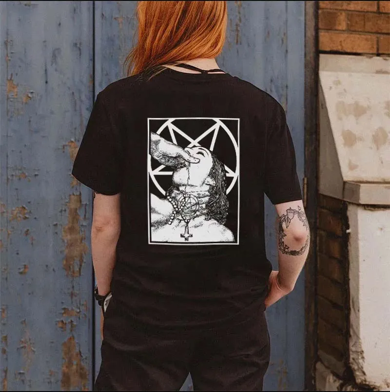 Evil Nun Printed Women's T-shirts