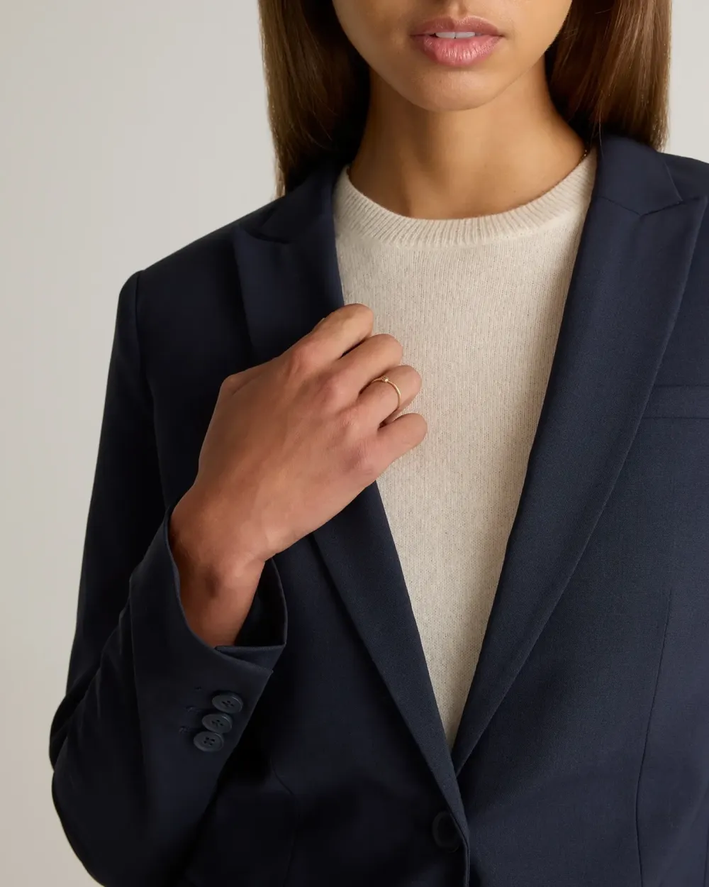 Italian Wool Tailored Blazer