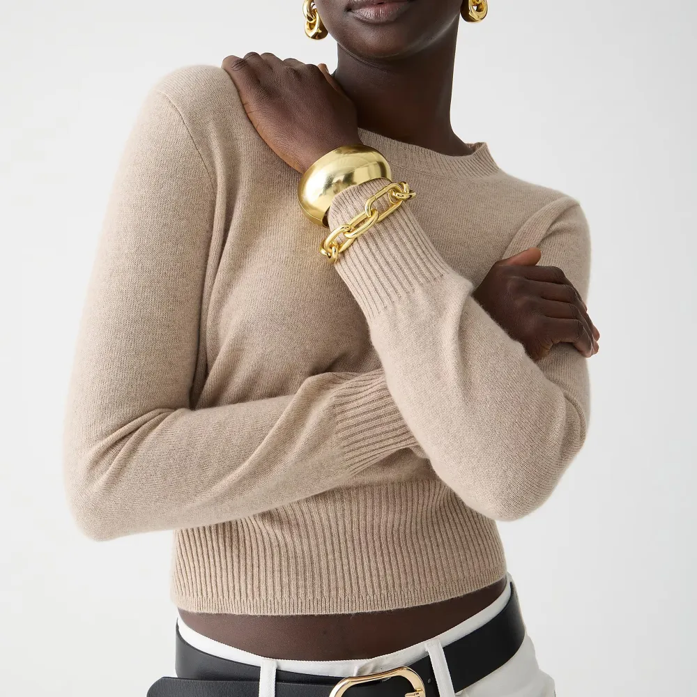 Cashmere classic-fit crewneck sweater