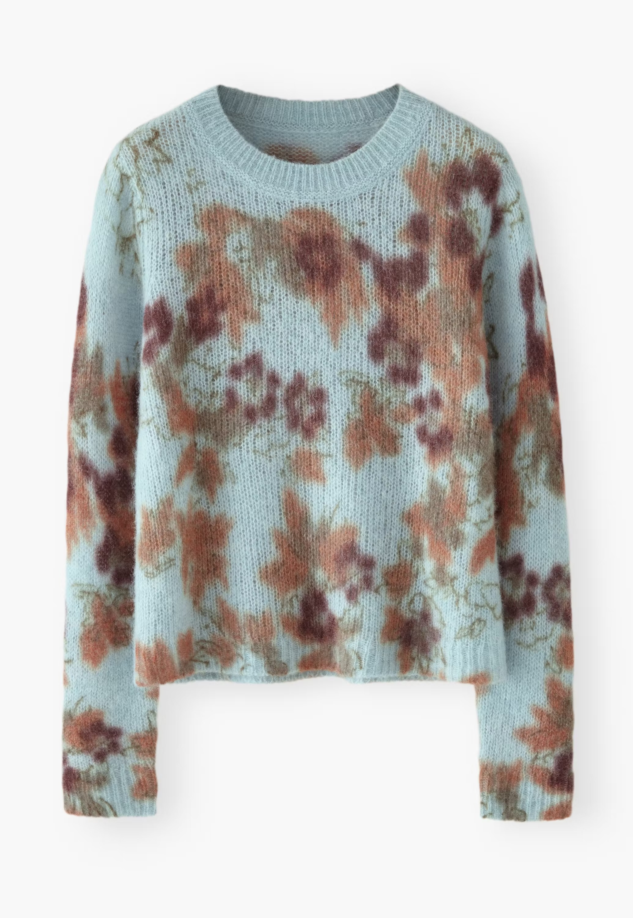 Printed sweater
Alpaca & merino wool blend