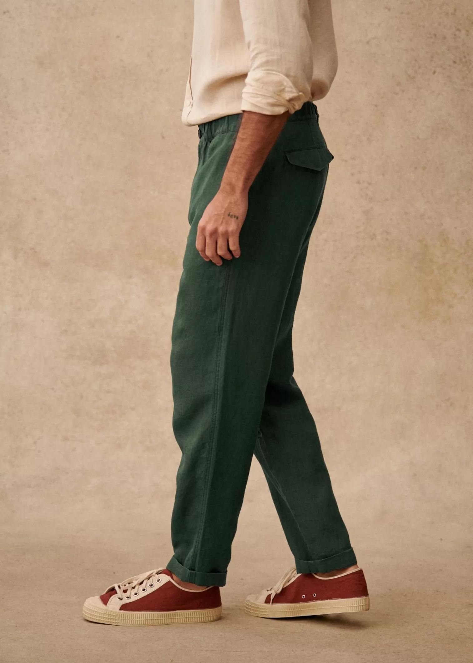 Shane Elasticated Waistband Trousers