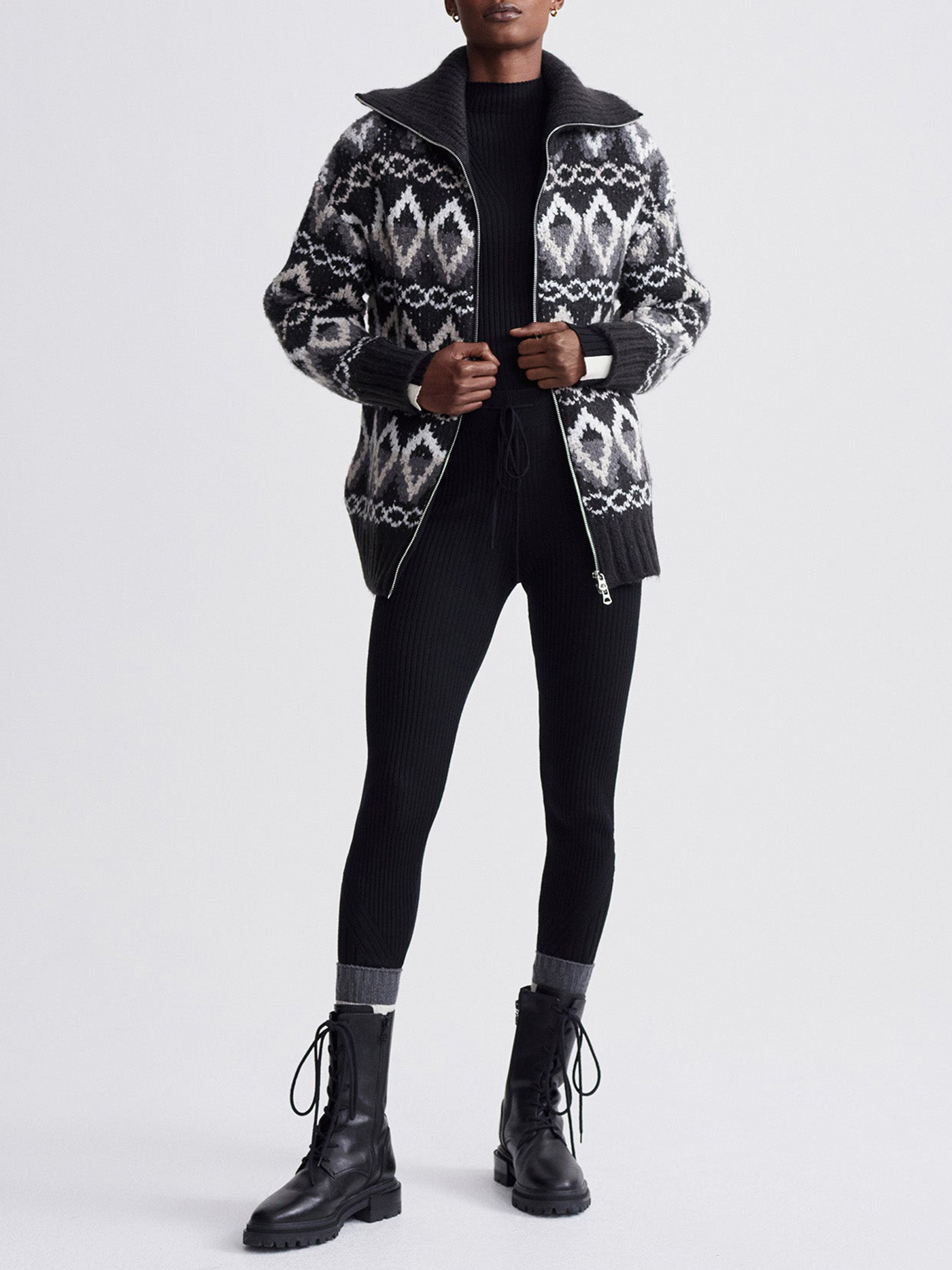 Brooke Fairisle Knit Jacket