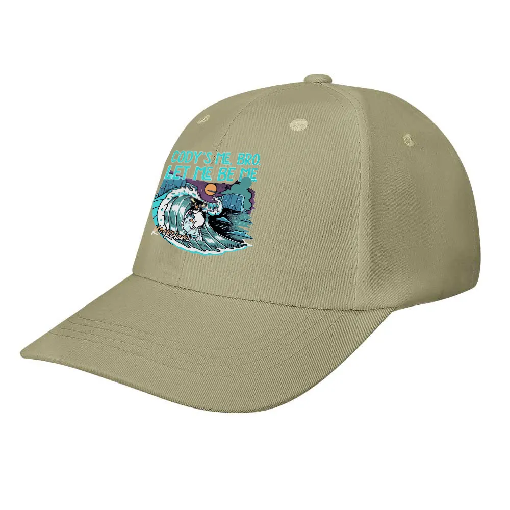 Gody'S Me, Bro. Let Me Be Me Printed Bent Rubber Baseball Cap