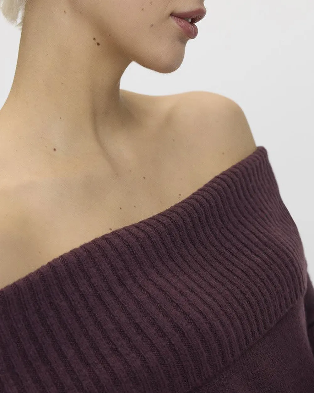 Long-Sleeve Off-the-Shoulder PlushSoft Top