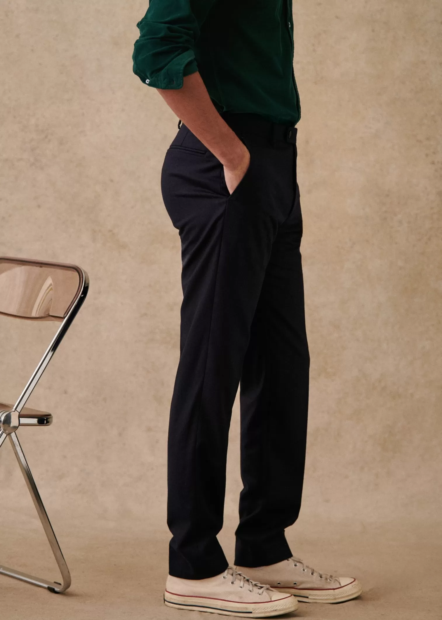 Carl Semi-Slim Fit Trousers