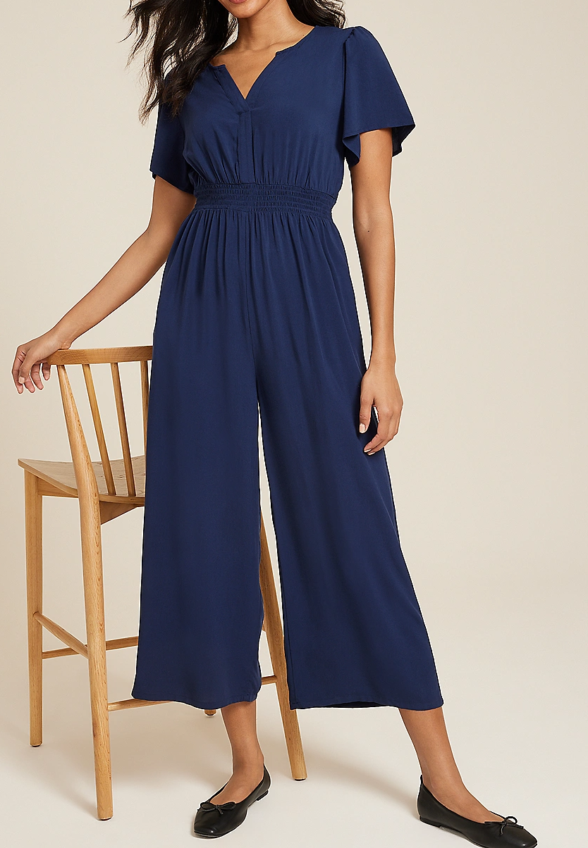 Notch Neck Jumpsuit