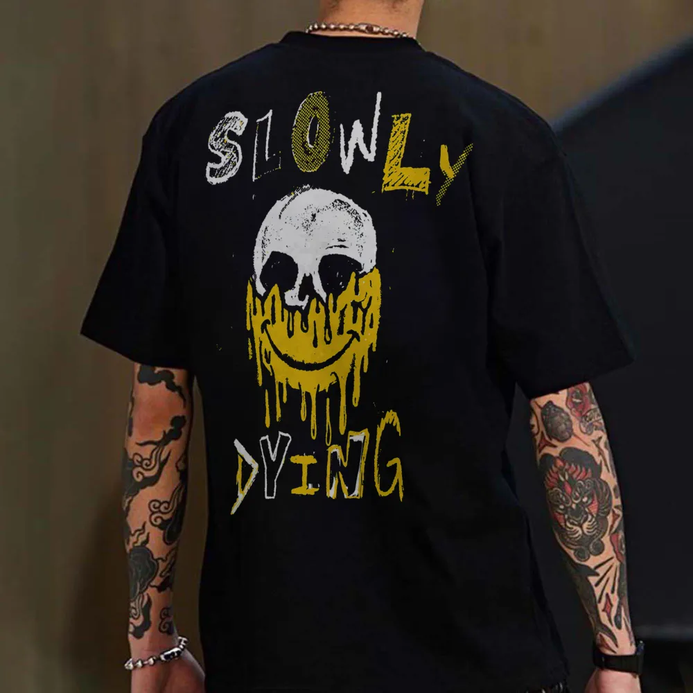 Slowly Dying Printed Men's T-shirt