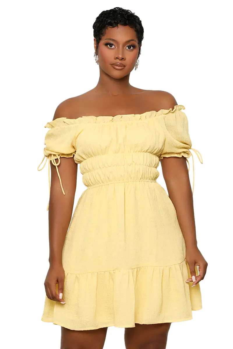 Summer’s Best Baby Doll Dress (Yellow)