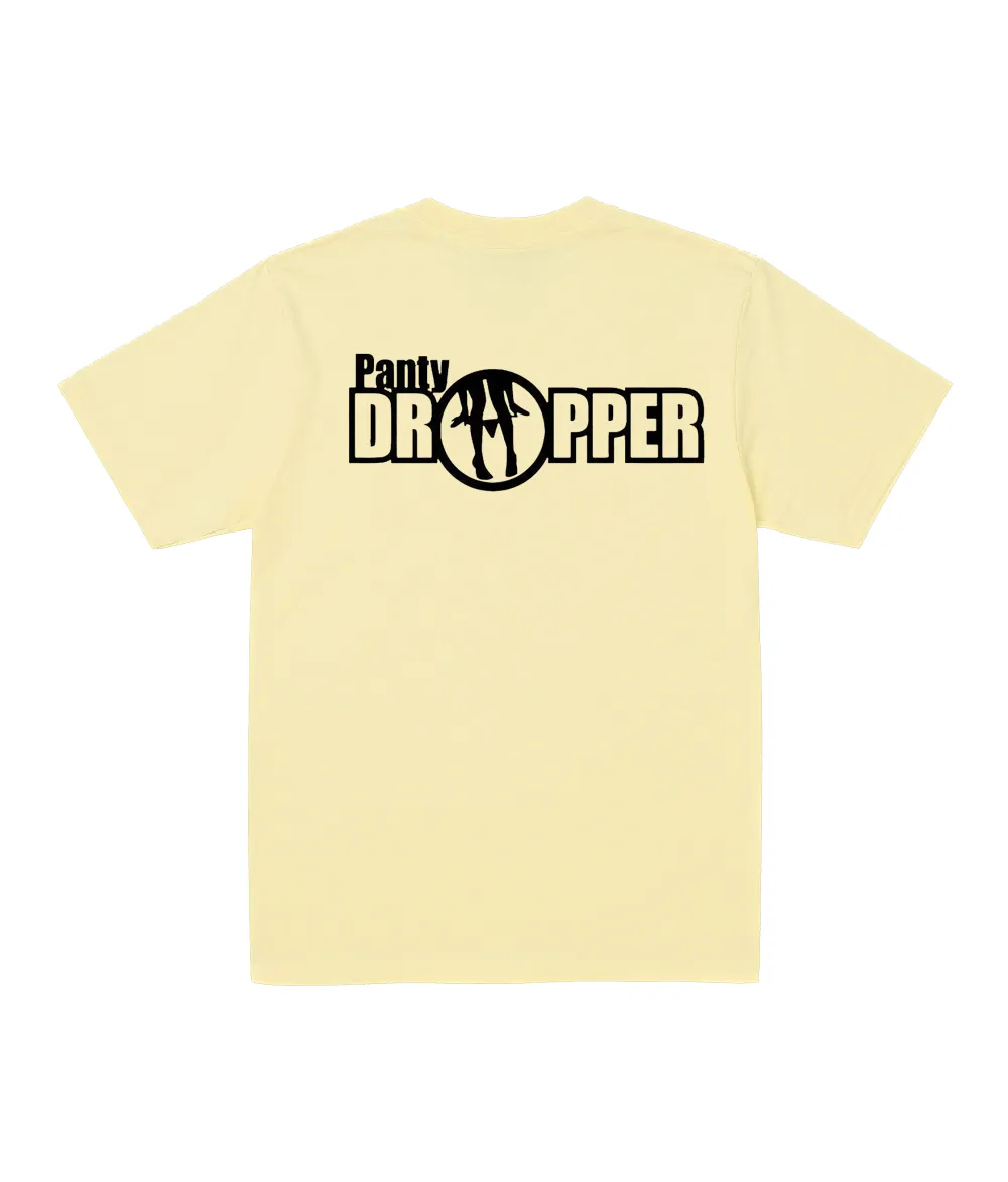 Panty DROPPER White T-Shirt With Lettering