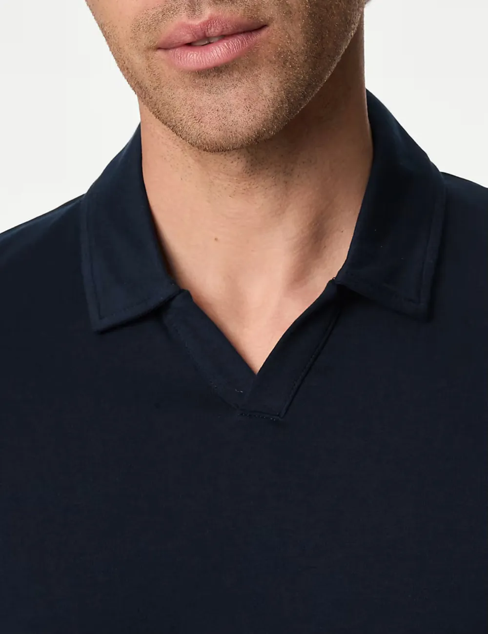 Pure Cotton Tipped Polo Shirt