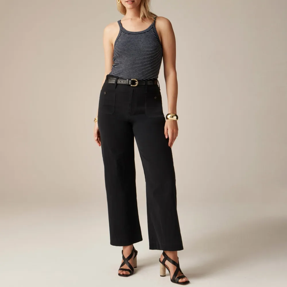 Sailor slim wide-leg chino pant