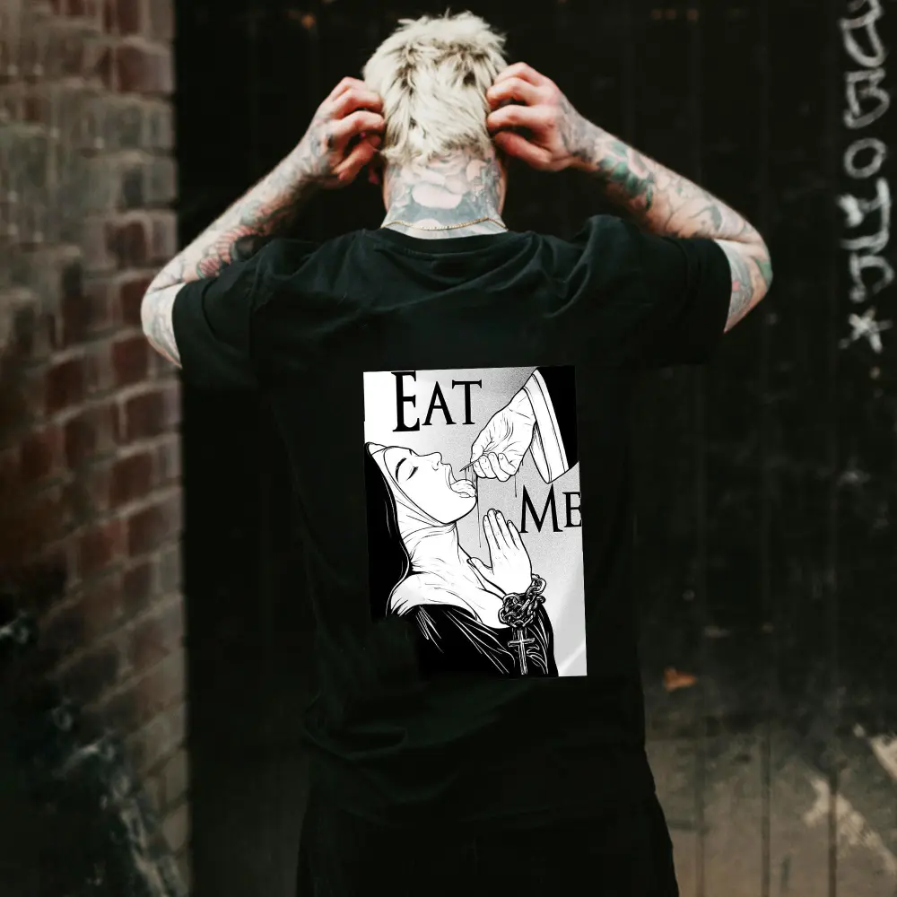 Eat Me Printed Men's T-shirt