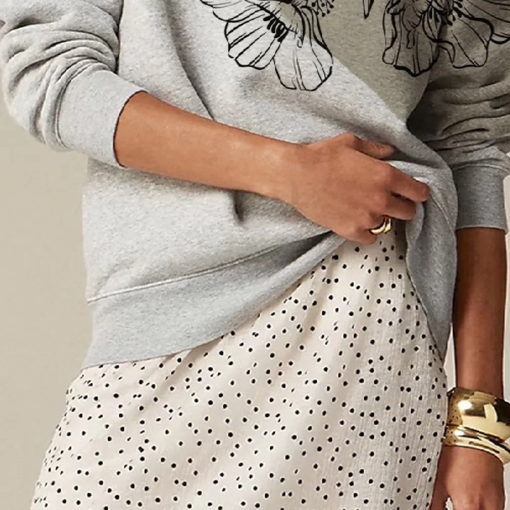 Heritage fleece oversized crewneck sweatshirt