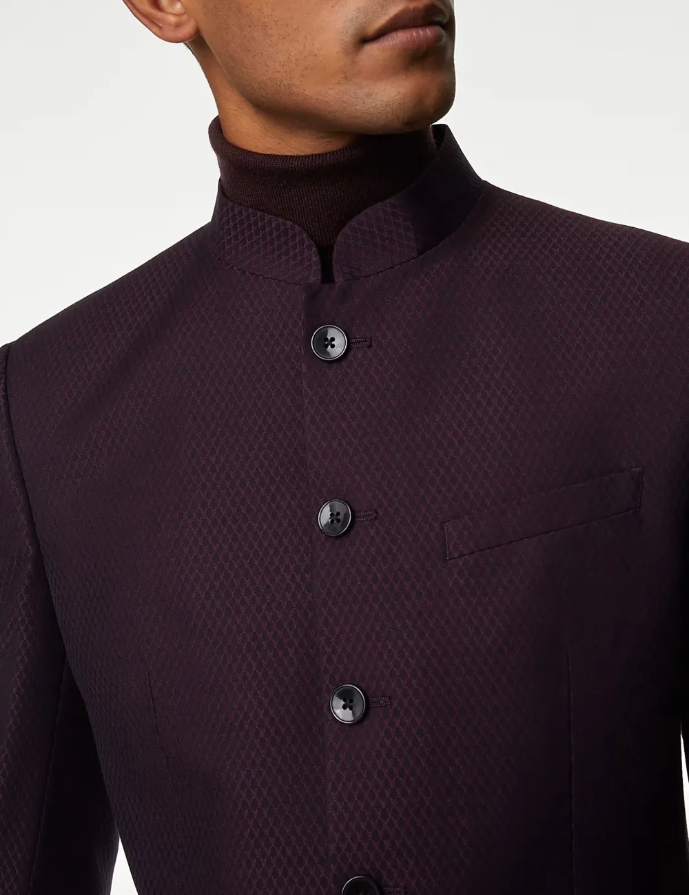 Textured Jacquard Jacket