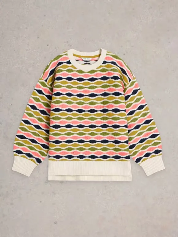 CREW NECK GINA GEO JUMPER