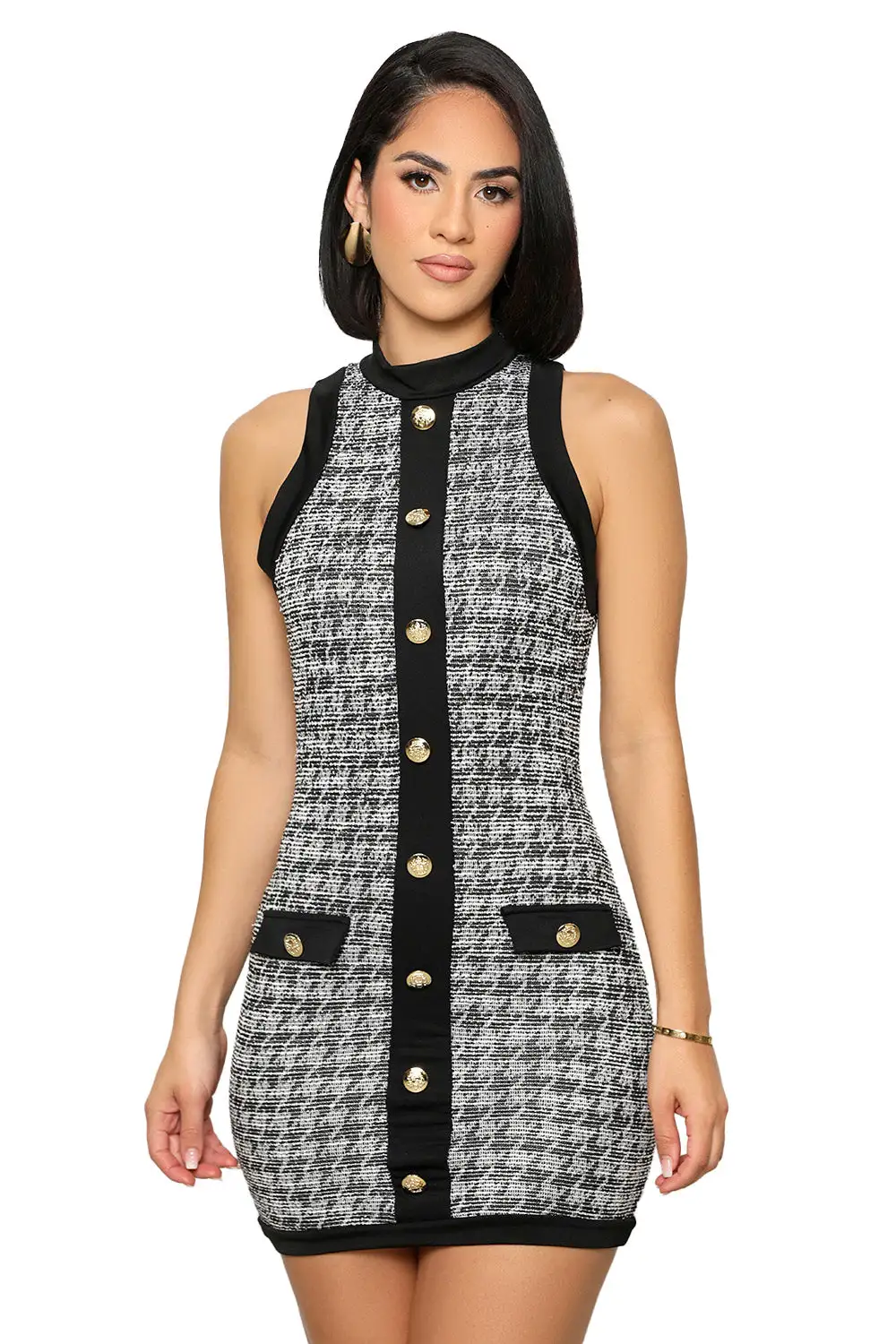 Just Tweed Mini Dress