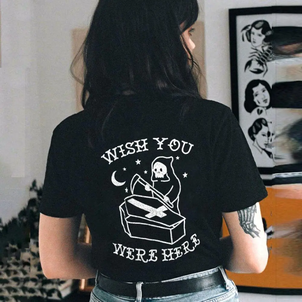 Wish You Were Here Printed Women's T-shirt