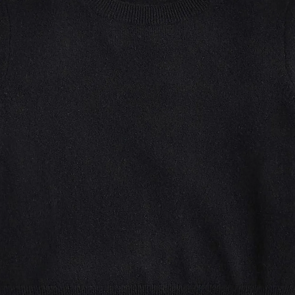 Cashmere shrunken T-shirt