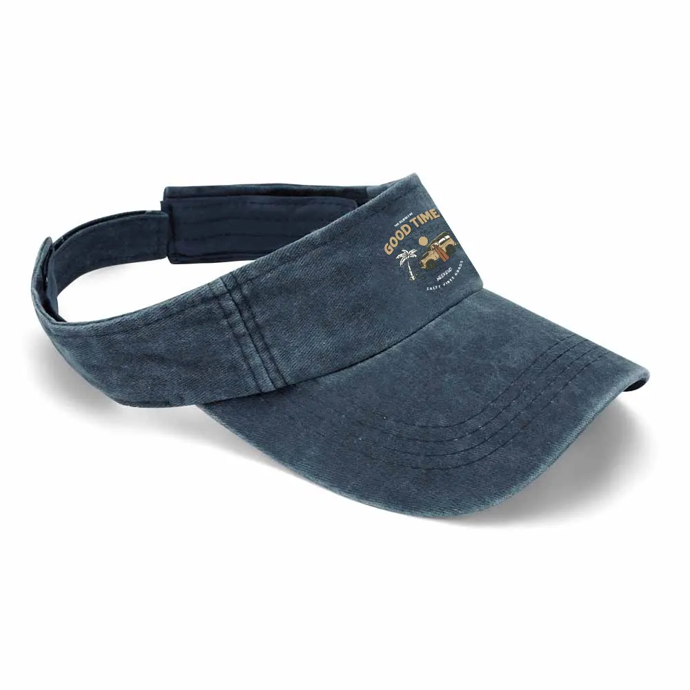 Good Time Weekend Salty Vibes Goods Printed A Leaky Cowboy Hat