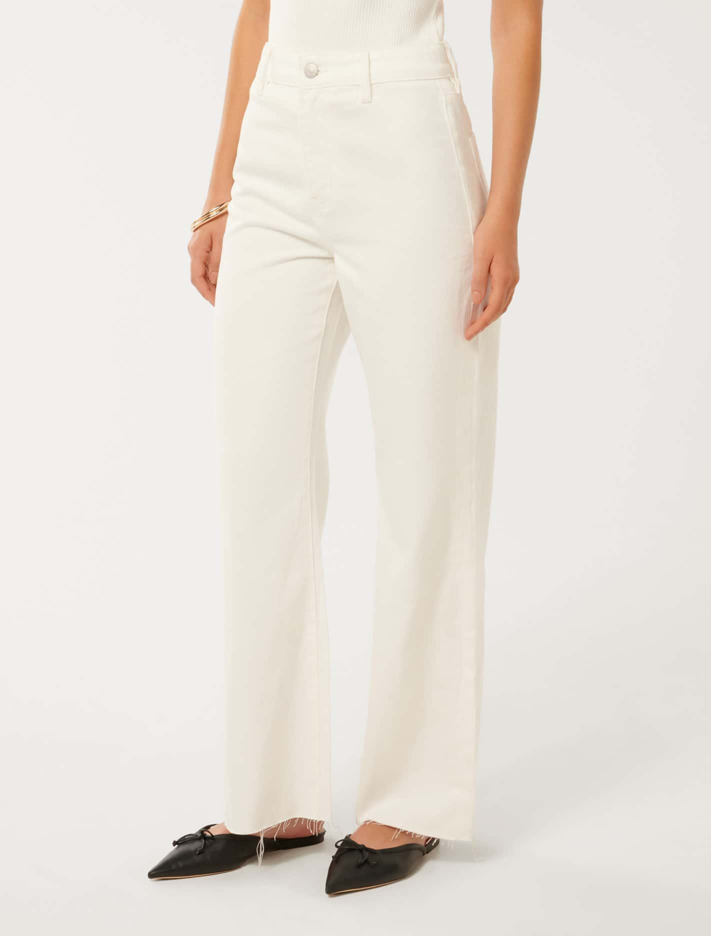 Celia Cropped Wide-Leg Jeans