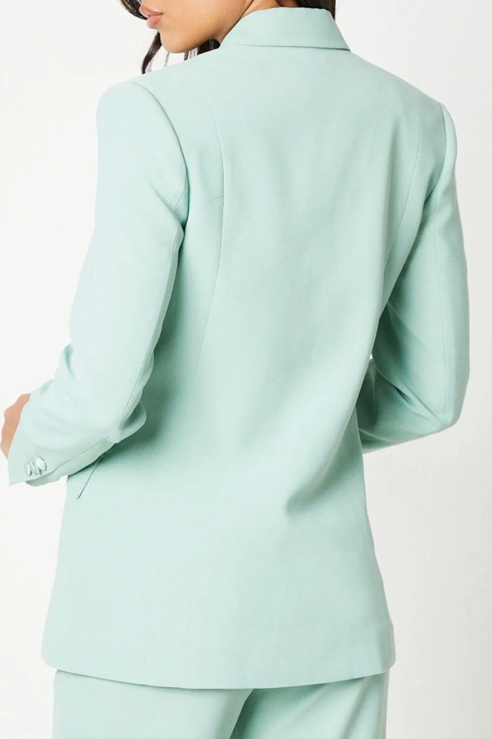 Satin Detail Tailored Blazer