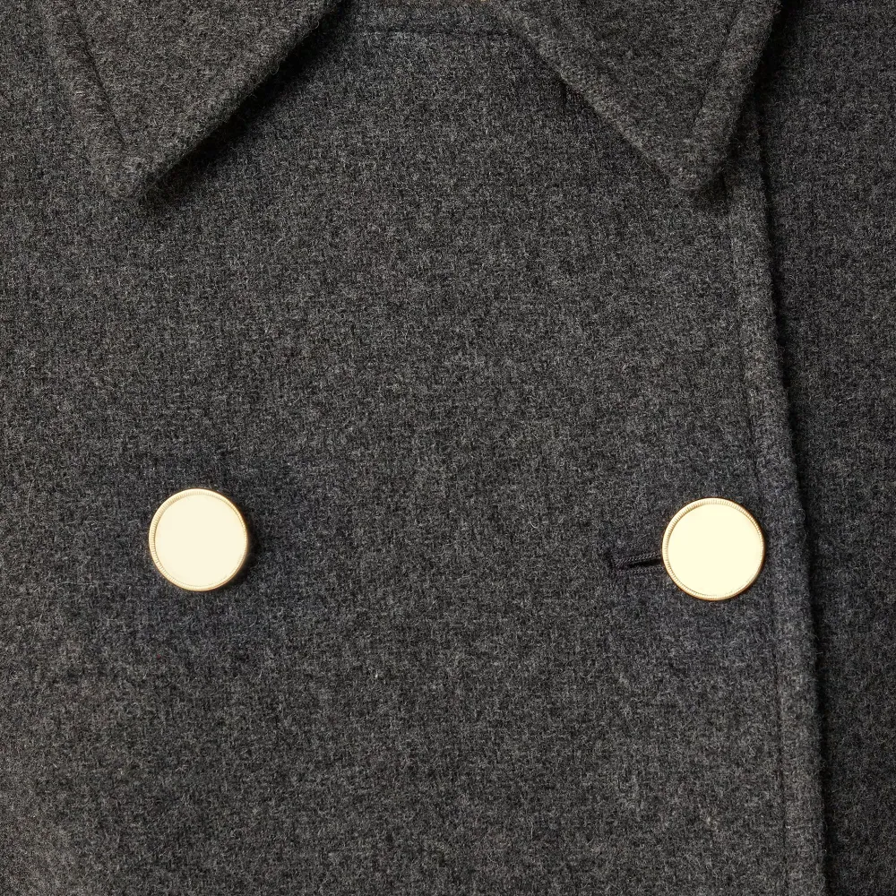 topcoat stadium-cloth wool blend