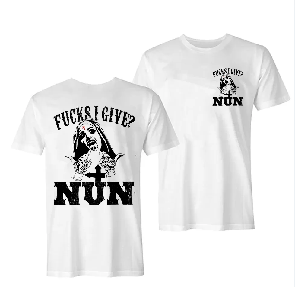 F*cks I Give? Nun Printed Women's T-shirt