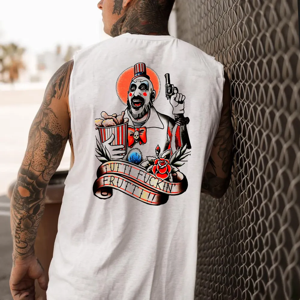 Tutti Fuckin Frutti !! Print Men's Vest