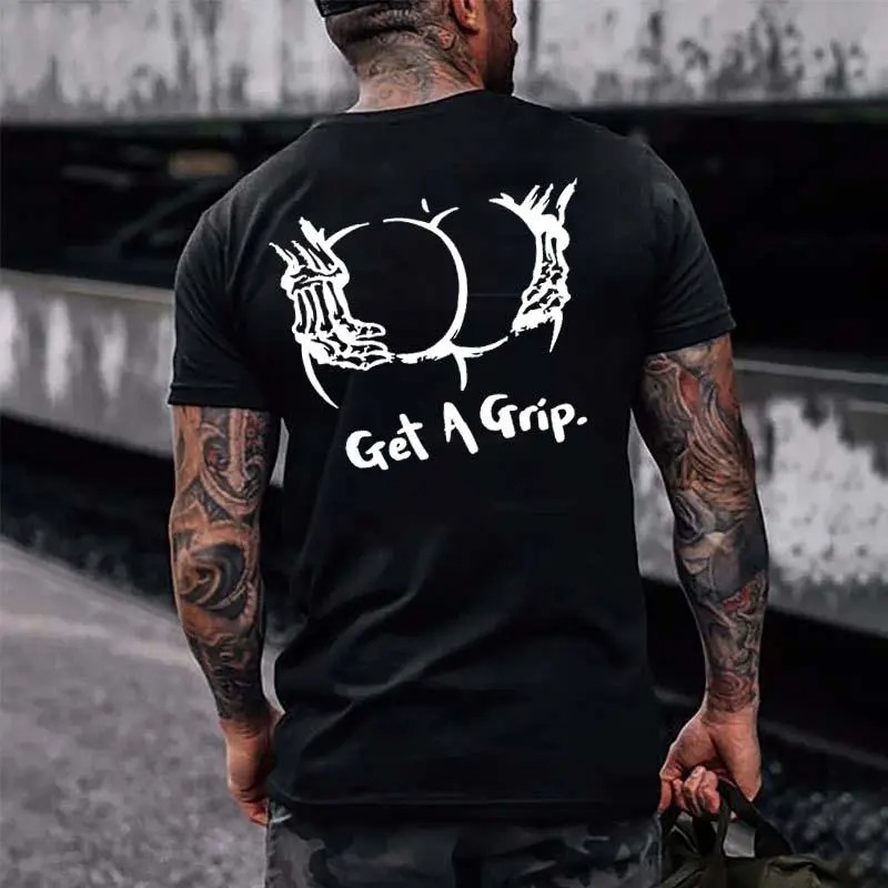 Get A Grip Printed Men's T-shirt