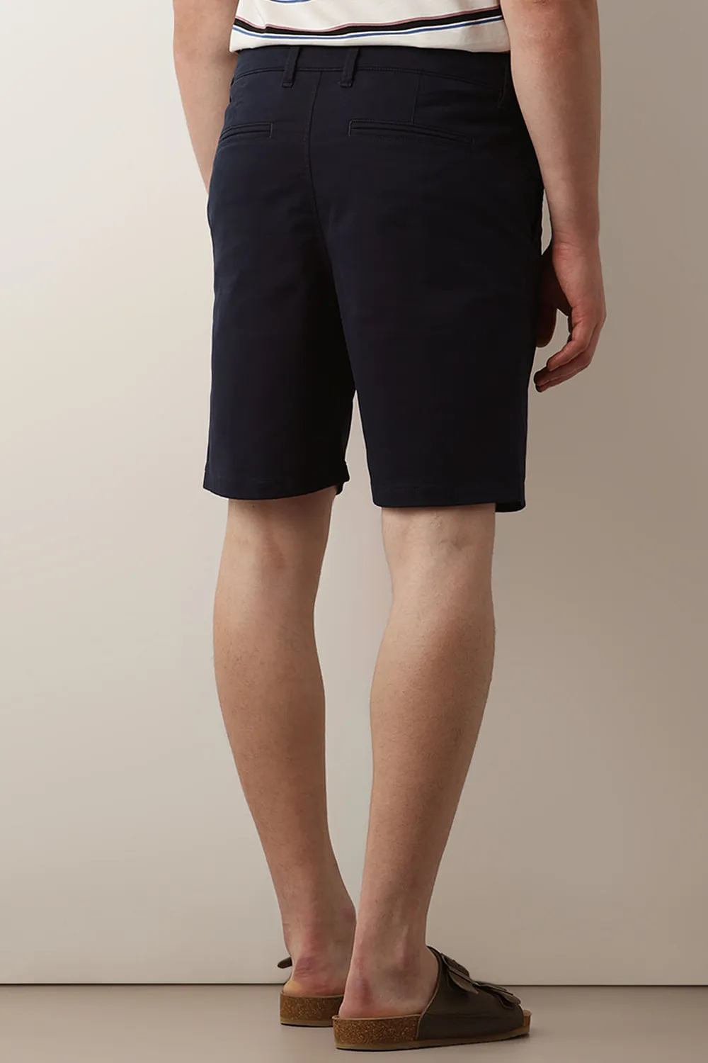 Olive Mid Rise Chino Shorts