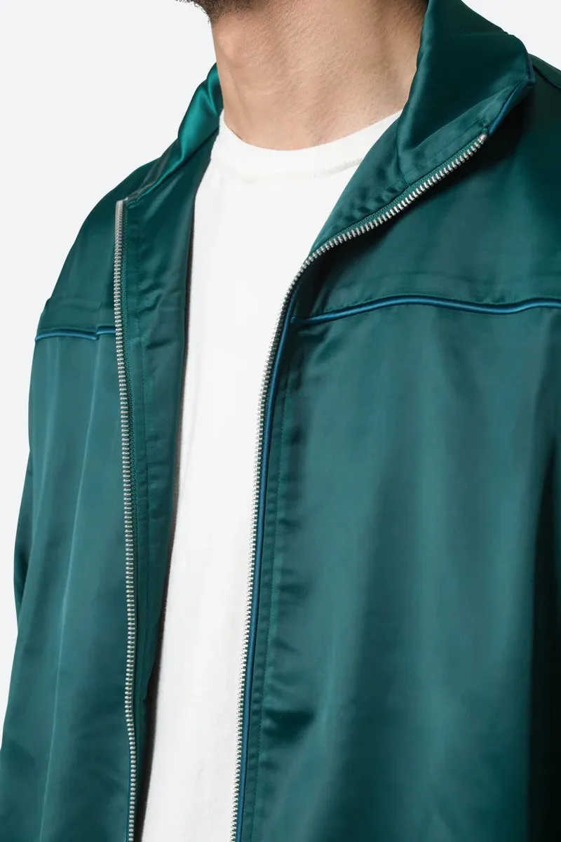 SATIN TRACK JACKET