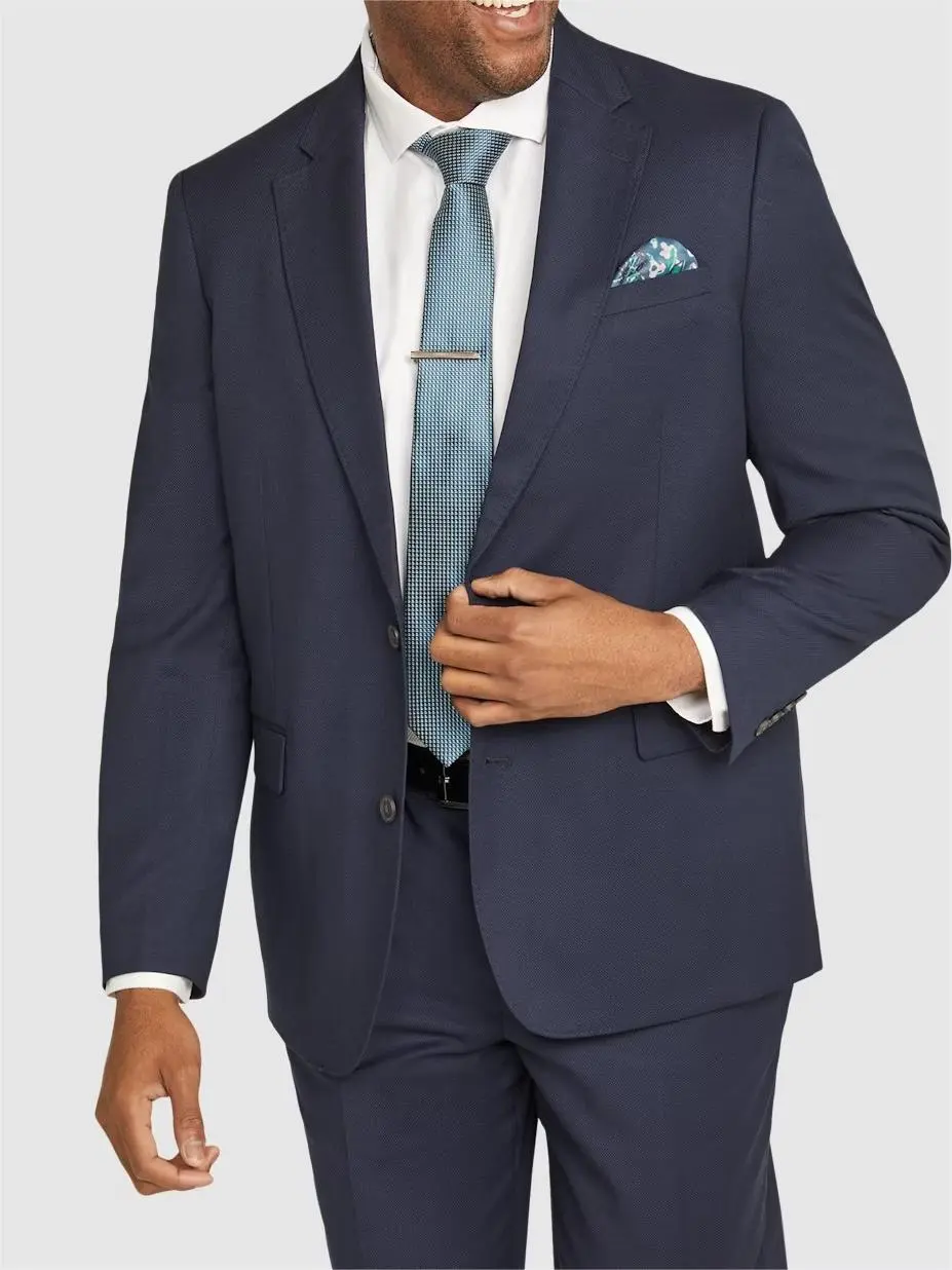 NAVY DALTON STRETCH SUIT JACKET