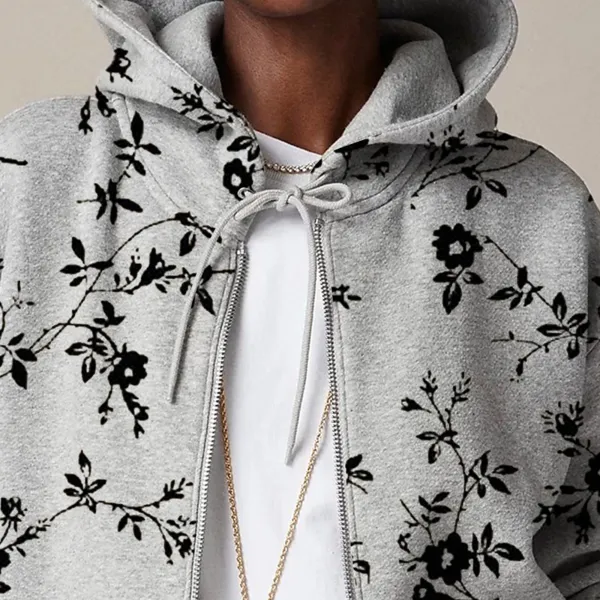 Heritage fleece zip-up hoodie