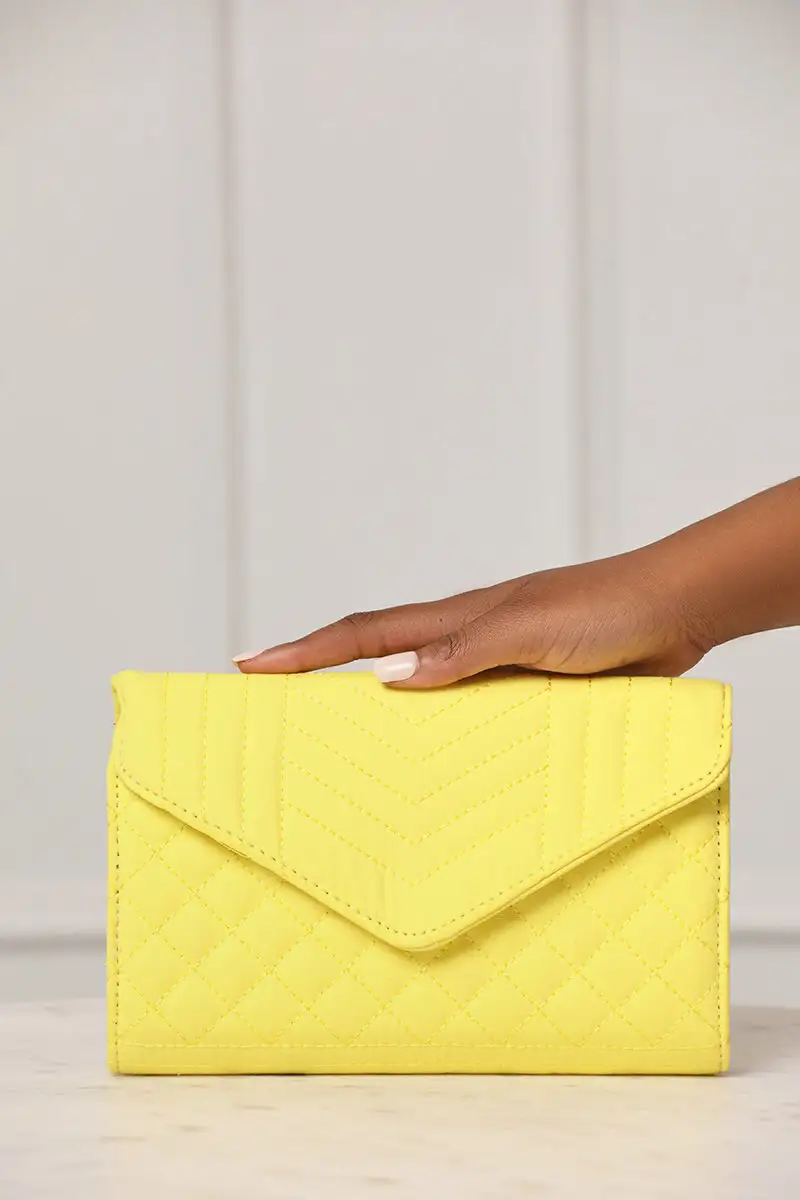 Take Me Out Purse (Yellow)- FINAL SALE