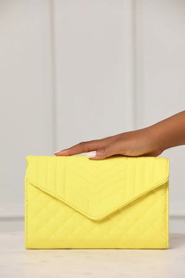 Take Me Out Purse (Yellow)- FINAL SALE